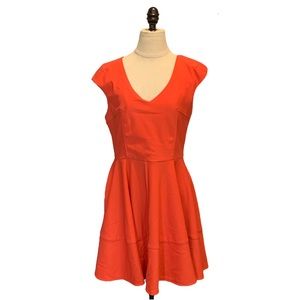 Karlie cap sleeve dress fit and flare size large